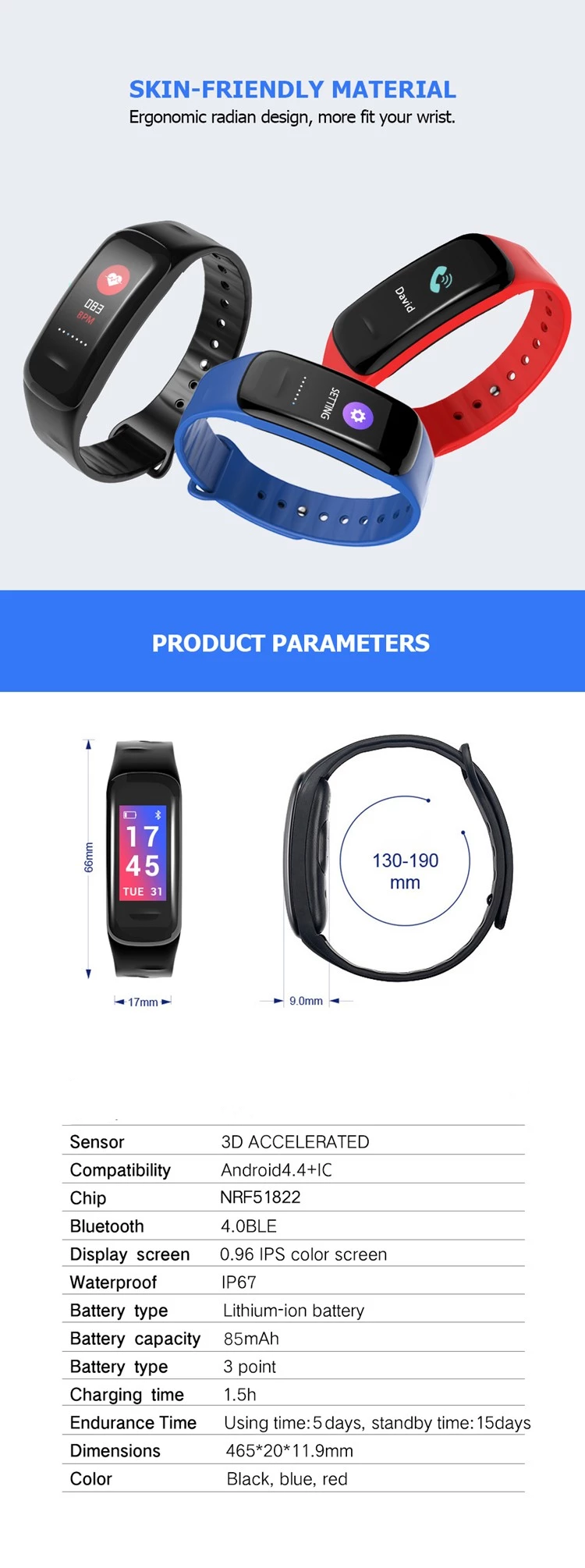 Smart Bracelet B1