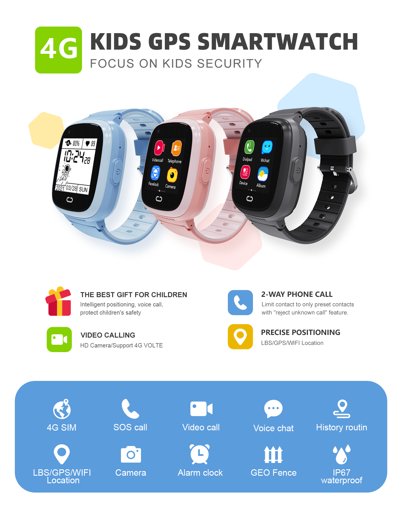 Future trend of children's watches: a new era of intelligent safety!